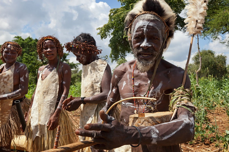  Ceremonial dance of the Tharaka tribe. Kenya